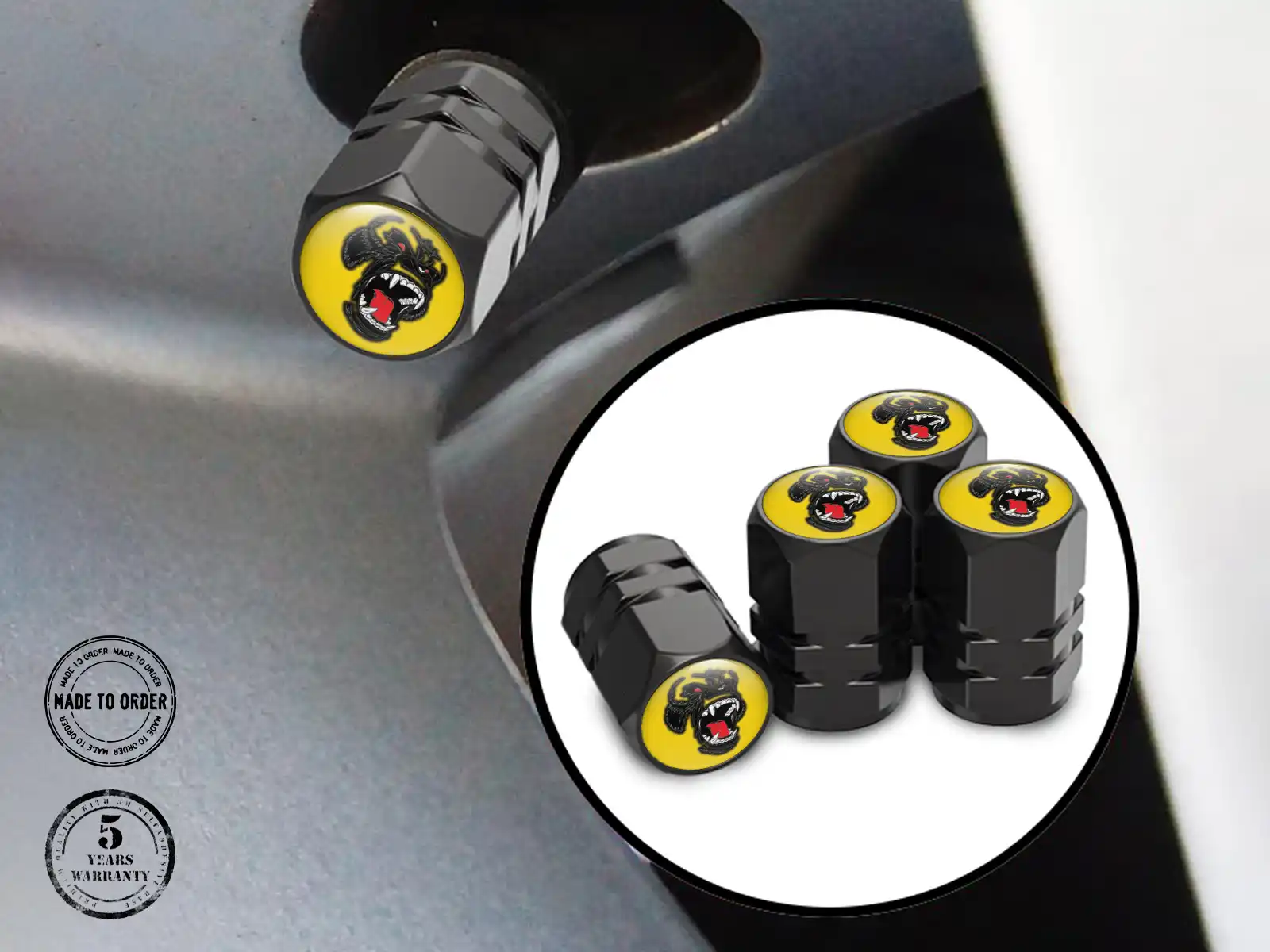 Tyres Valve Caps for SUV Tuning Edition Build